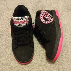 Heelys Black Pink Sz 3y